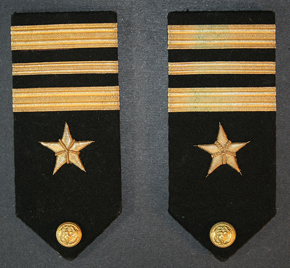 Emile Chourré, Navy Epaulettes