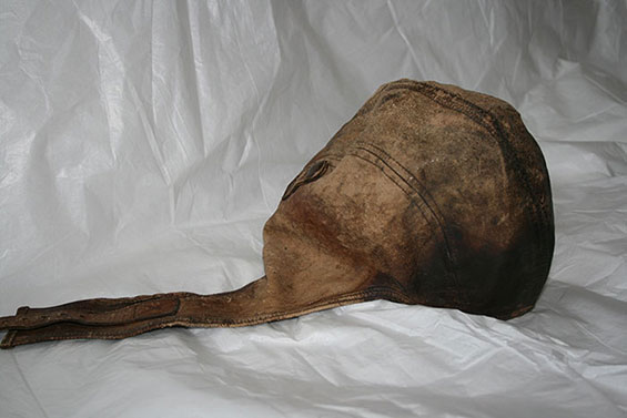 Emile Chourré, Leather Flying Helmet