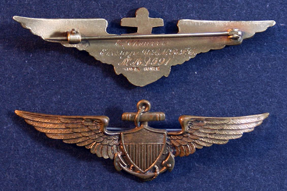 Emile Chourré, Naval Aviator Wings, 1918