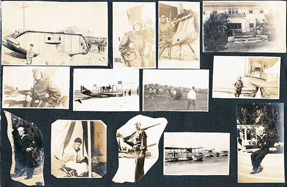 Emile Choureé Scrapbook Page, Ca. 1918