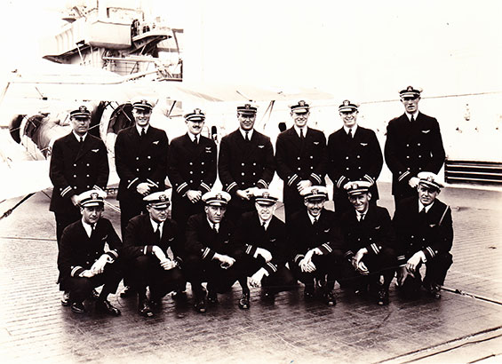 Choureé and Flight Officers, Ca. Late 1920s