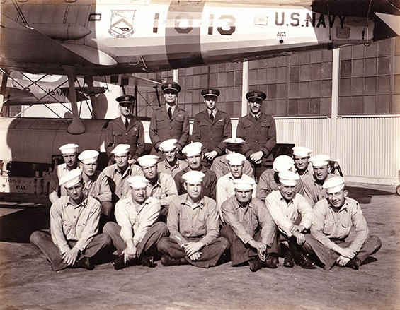 Emile Choureé (L), Undated Group Portrait