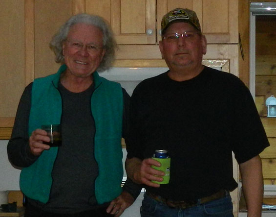 Your Webmaster (L) With G. Leuckenotte, February, 2015