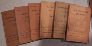 Emile Choureé, Pilot Logs, 1918-1937