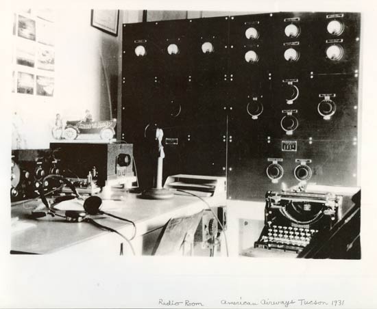 American Airlines Terminal, Tucson, AZ, Radio Room, 1931