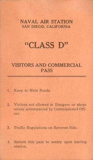 Visitor Pass, North Island, Date Unknown