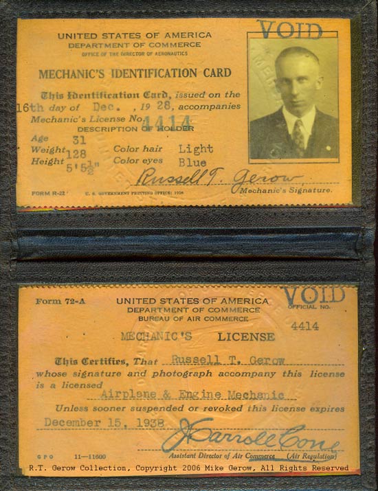 Mechanic License