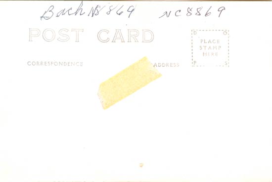 NC8069 at Grand Central Air Terminal, Date Unknown, Back