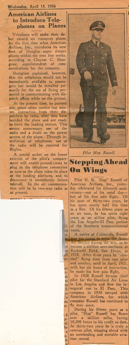 News Article, 1936