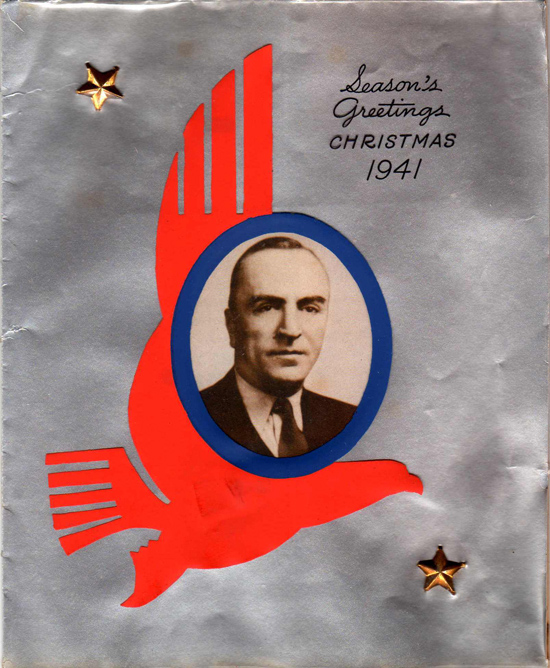 Eastern Airlines 1941 Christmas Greeting