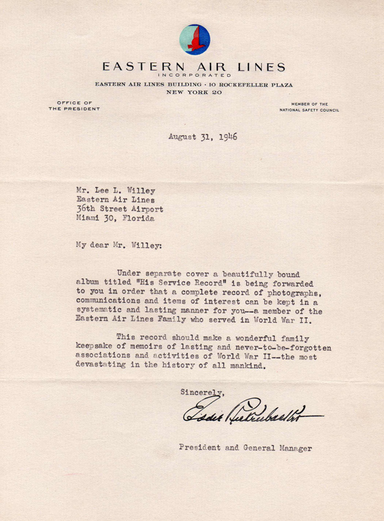 "His Service Record", August 31, 1946