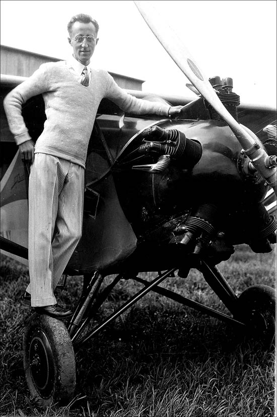 Monosport NC113K With Dwight Church, ca. early 1930's 