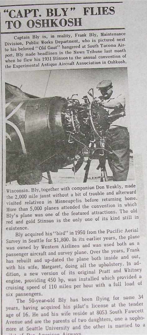 News Clipping, ca. August 1970