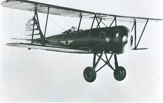 Travel Air NC12311 With Casey Lambert, Date & Location Unknown (Source: Underwood)