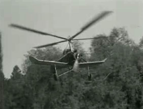 Kellett K-3 NC12691 in the Movie "It Happened One Night," 1934 (Source: Google Video)