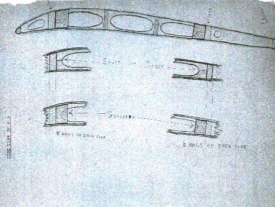 Rib Repair Diagrams, 1940