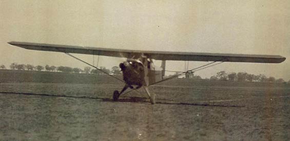 Taylor E-2 Cub NC14707, Ca. 1935 (Source: Piper)