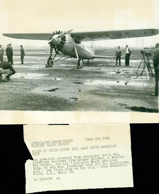Lockheed Vega NC395H, September 18, 1929
