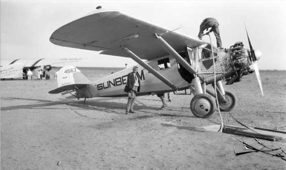 Ryan NC4563 Being Fueled, Date &I Location Unknown (Source: DPL via Woodling)