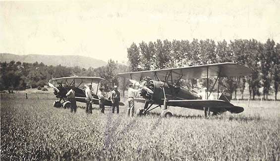 Stearman NC5084, Somewhere in the West, Mid-1930s (Source: Hansen)