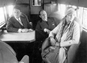 Anthony Fokker (C) and Mrs. Fokker in NC5614, Ca. 1928 (Source: NASM)