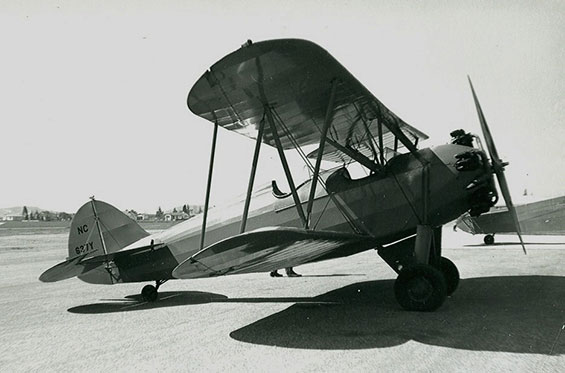 Waco INF NC637Y, Date & Location Unknown (Source: Heins) 