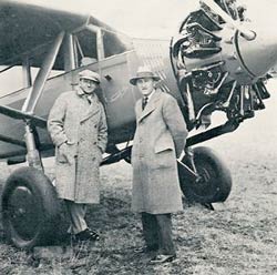 Beery, left, & Travel Air