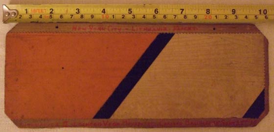 Fabric Piece From the Wrecked "Lithuania II", September 22, 1935 (Source: Murphy) 