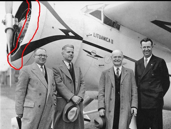 NC926Y, Location of Cowling Artifact (Source: Kalina)