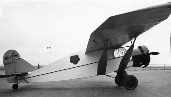 Bellanca NR797W, Date & Location Unknown (Source: SDAM)