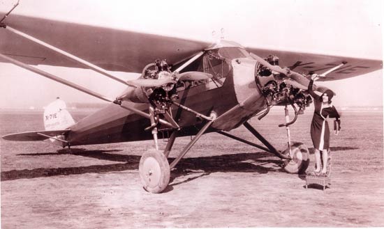 NX71E Being Christened, ca. 1928