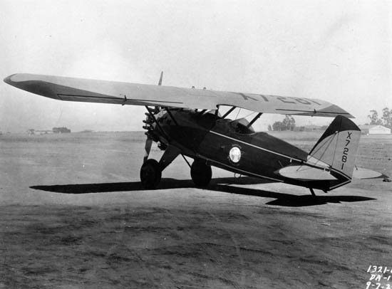 Douglas DA-1 NX7281, Date & Location Unknown (Source: SDAM)