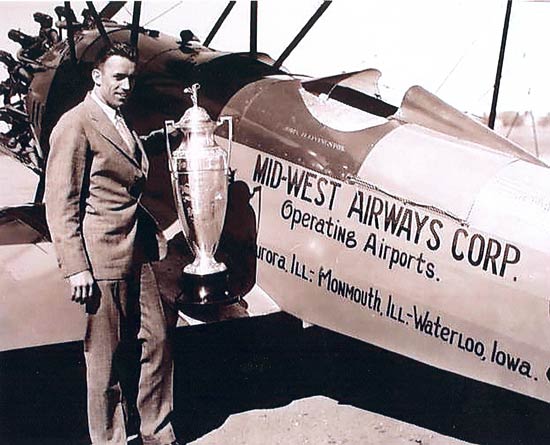 Waco NX7527 & John Livingston, 1928