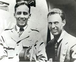 Art Goebel (R) and Bill Davis, Dole Winners, 1927 (Source: Davis)