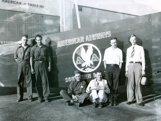 J.B. Alexander, Seated, Right, Ca. 1930