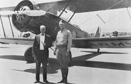 Arnold, right, and Foulois