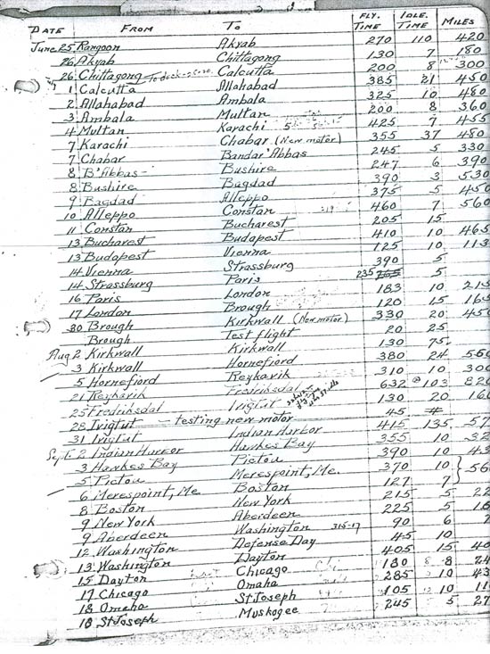 "Chicago" Itinerary Page 2