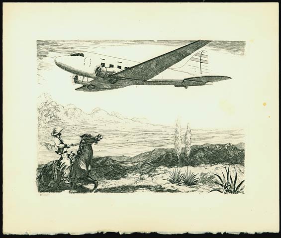 Holiday Card, Front, Charles Babb, Date Unknown (Source: Kalina) 