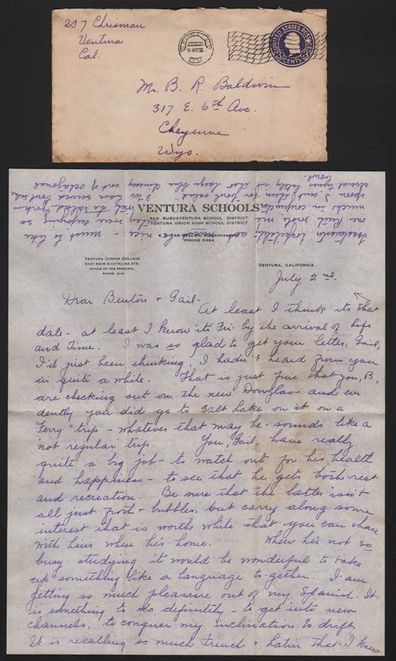 Letter, June 20, 1937 (Source: Denault)