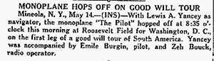 Vidette Messenger (IN), May 14, 1930 (Source: ancestry.com)
