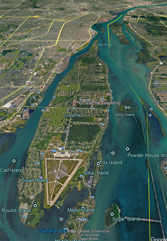 2004 Google Map of the Same Area (Source: Google Maps)