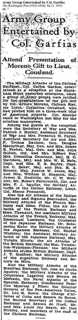 Washington Post, July 11, 1931 (Source: WAPO)
