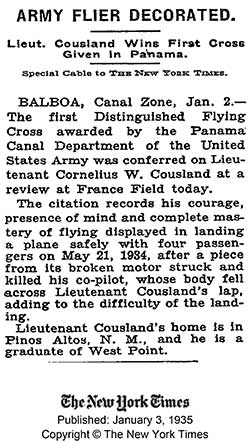 The New York Times, January 3, 1935 (Source: NYT)