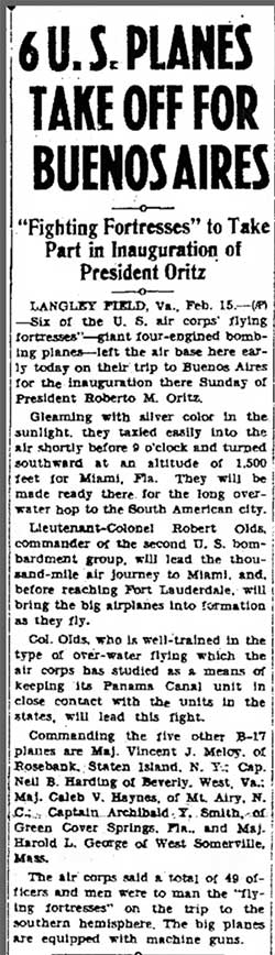 Danville Bee (VA), February 15, 1938 (Source: newspapers.com)