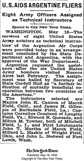 The New York Times, May 19, 1938 (Source: NYT)