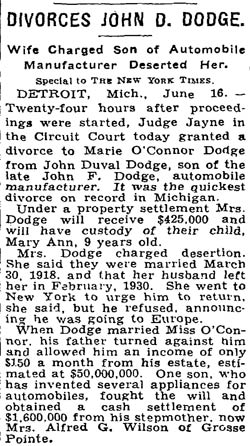New York Times, June 17, 1933 (Source: NYT)