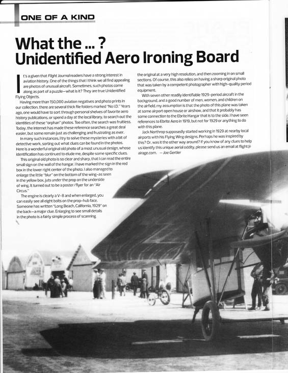 Flight Journal, December, 2012 (Source: Gertler)