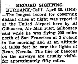 Big Spring (TX) Daily Herald, May 1, 1931 (Source: Gerow)