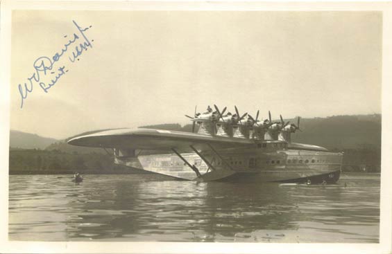 William V. Davis, Jr., Postal Card Cachet, Ca. 1933 (Source: Staines) 