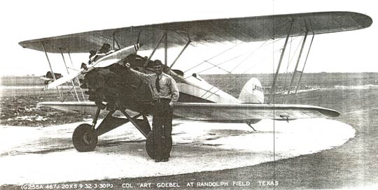 Art Goebel with Waco